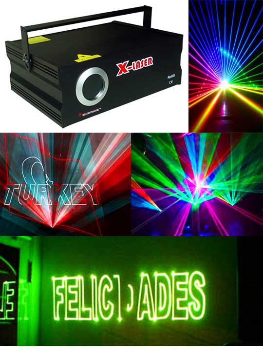 Недорогой рекламный лазер Promolaser SHOW RGB 500MW