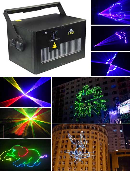Профессиональный рекламный лазер AH80RGB Pro Max